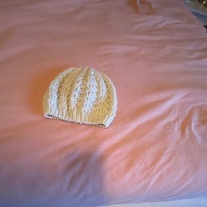 Cream beanie